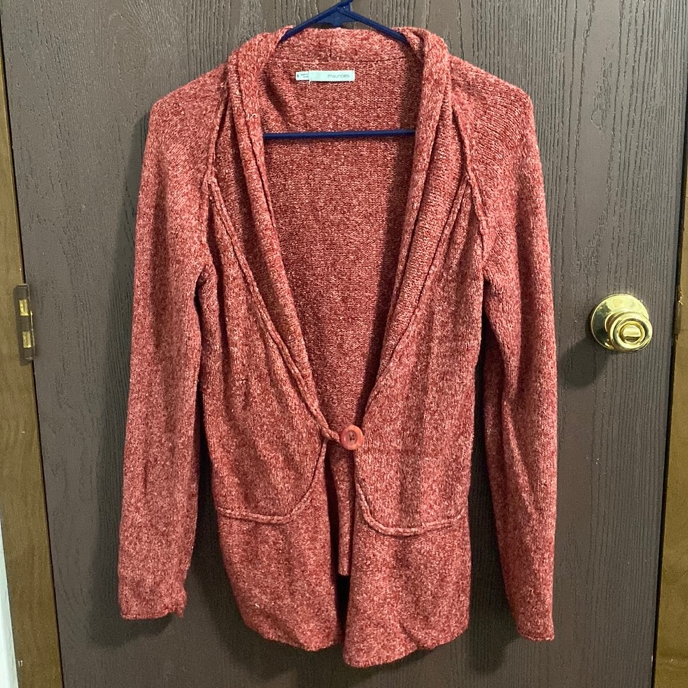 Maurices Red Button Cardigan Small
